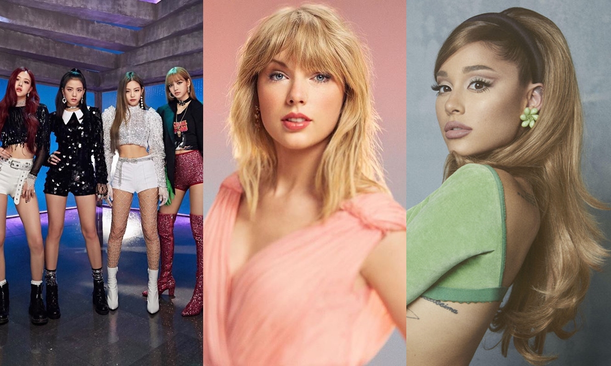 BLACKPINK, Taylor Swift, Ariana Grande ติดโผศิลปินหญิงที่เปลี่ยนแปลงวงการดนตรีโลก