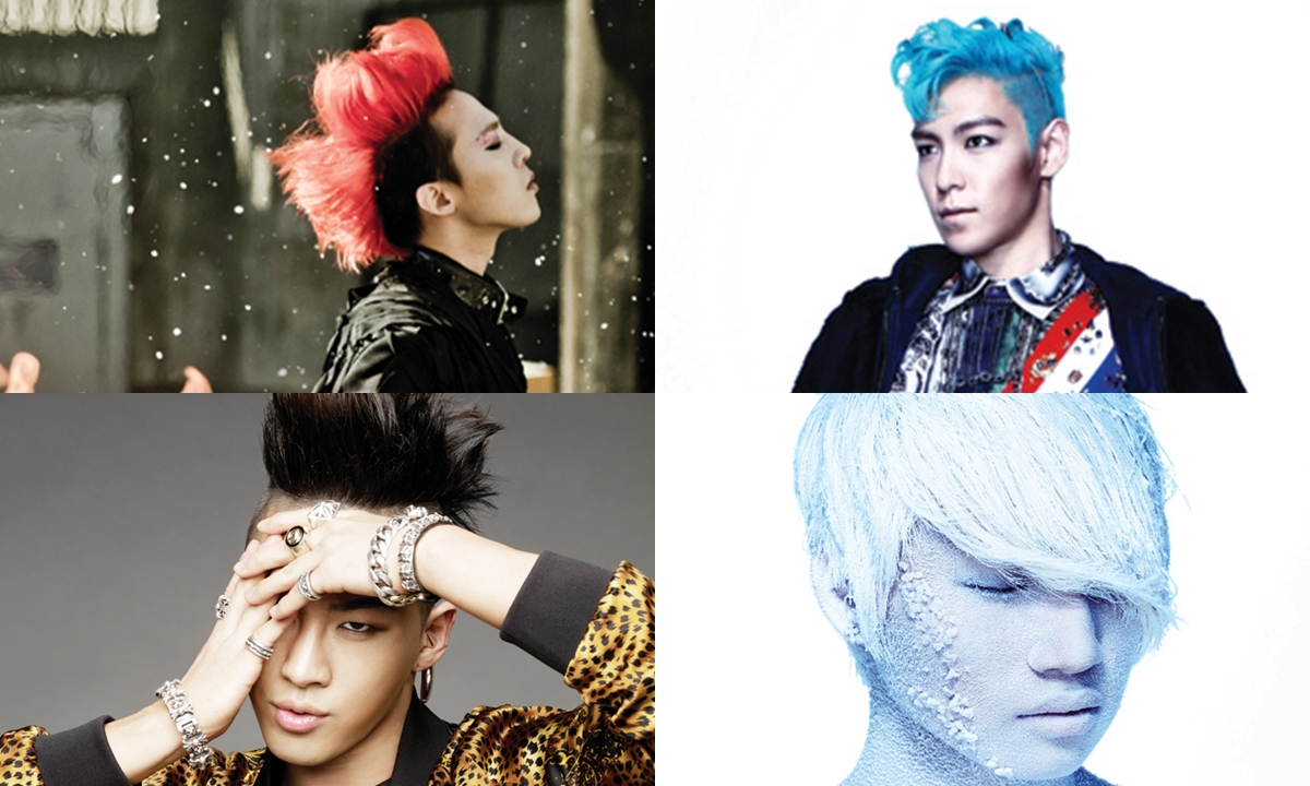 BIGBANG's hairstyles