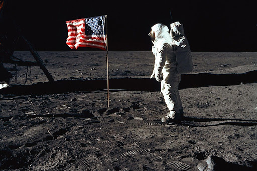 Apollo 11 on the moon