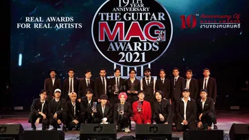 GMM Grammy คว้า 8 รางวัล ทั้งเบื้องหน้าเบื้องหลังบนเวที The Guitar Mag Awards 2021