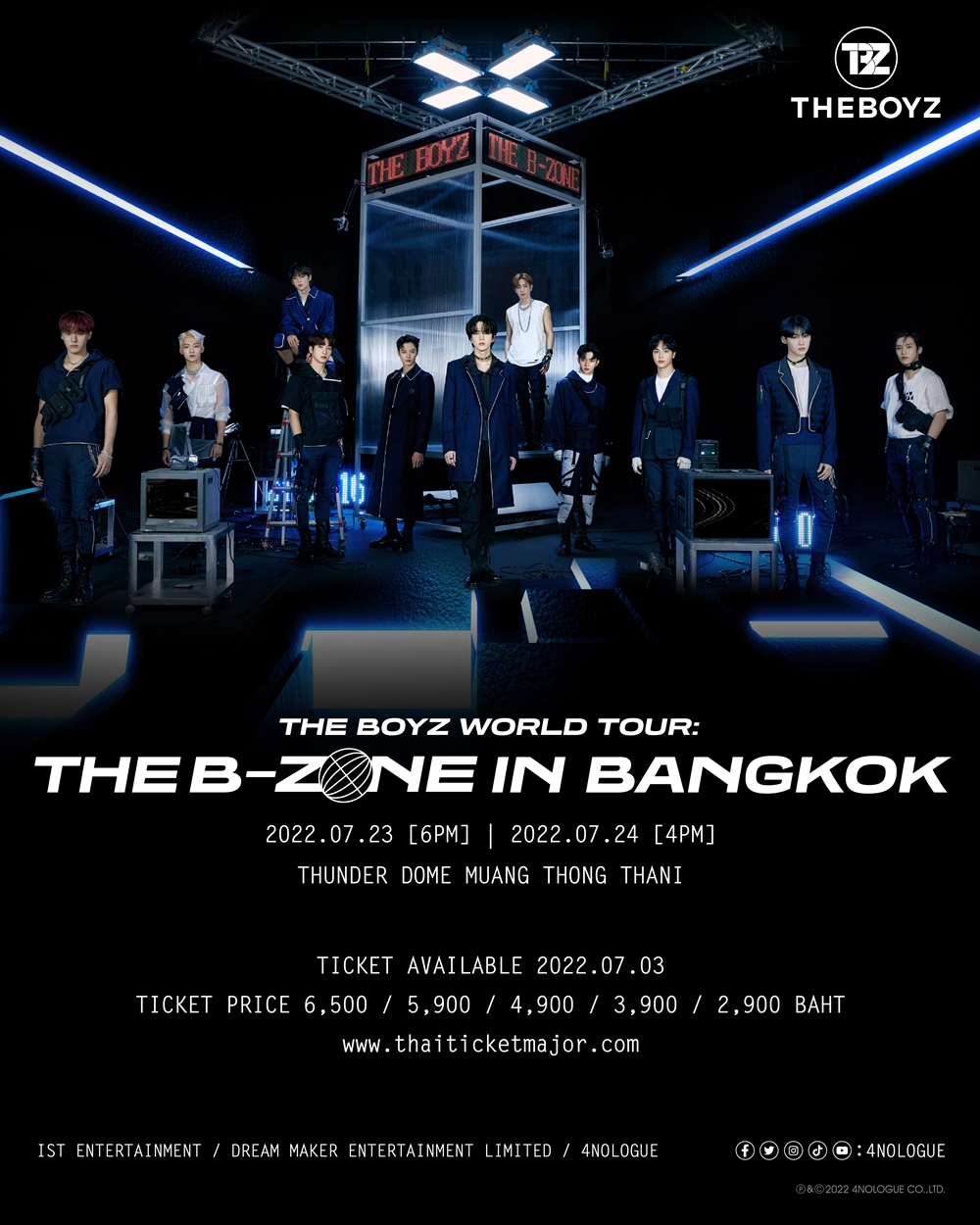 THE BOYZ WORLD TOUR : THE B-ZONE IN BANGKOK