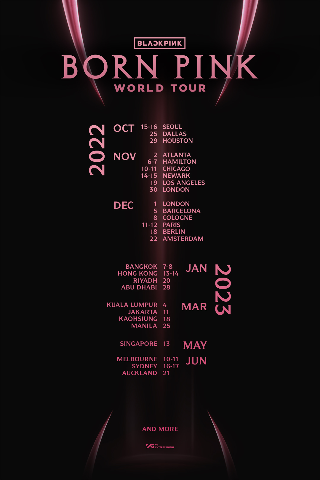 BLACKPINK BORN PINK World Tour