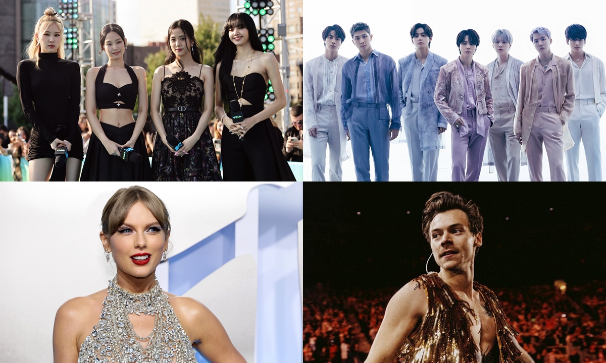 BLACKPINK-BTS-Taylor Swift-Harry Styles นำทีมศิลปินคว้ารางวัล 2022 MTV VMAs