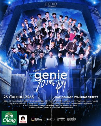 genie records presents FREE CONCERT genie YOUNG PLAY