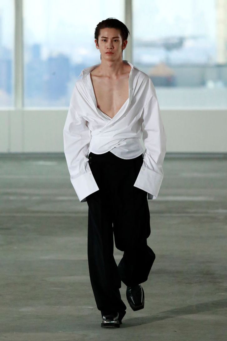 SHOHEI SMROOKIES in Peter Do's Spring/Summer 2023 collection at New York Fashion Week