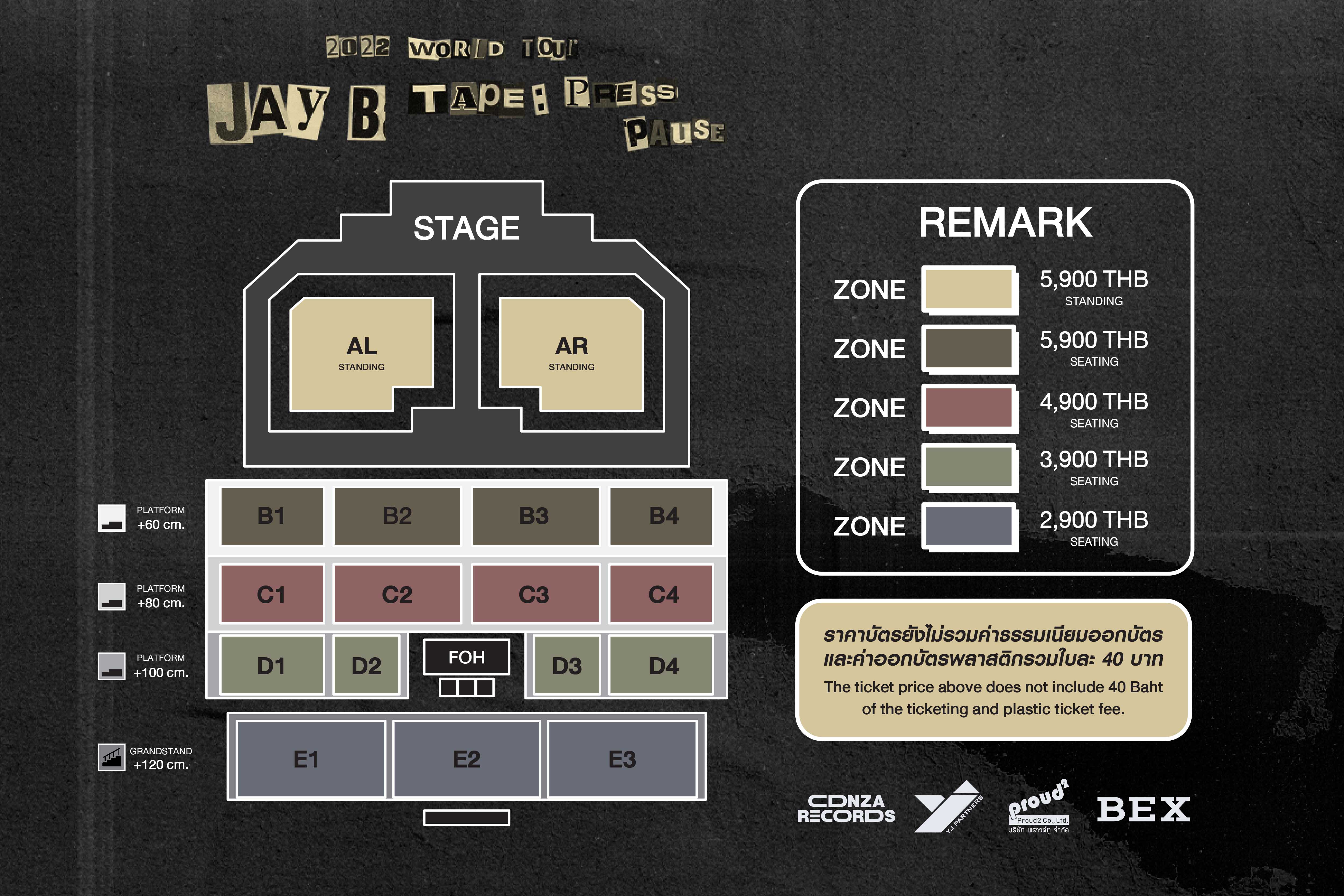 2022 WORLD TOUR JAY B “TAPE: PRESS PAUSE” in Bangkok