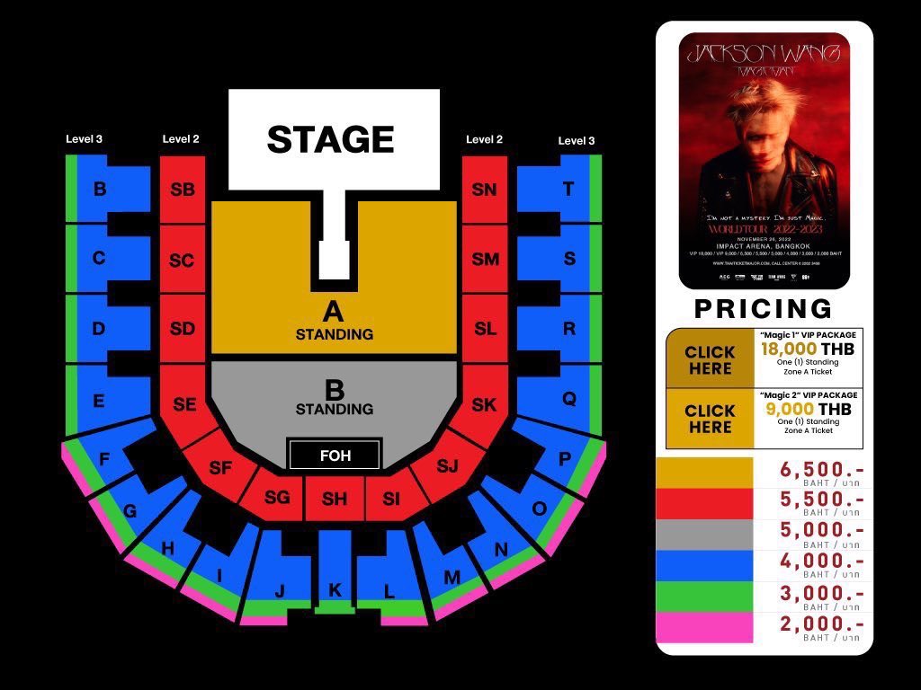 JACKSON WANG MAGIC MAN WORLD TOUR 2022 BANGKOK