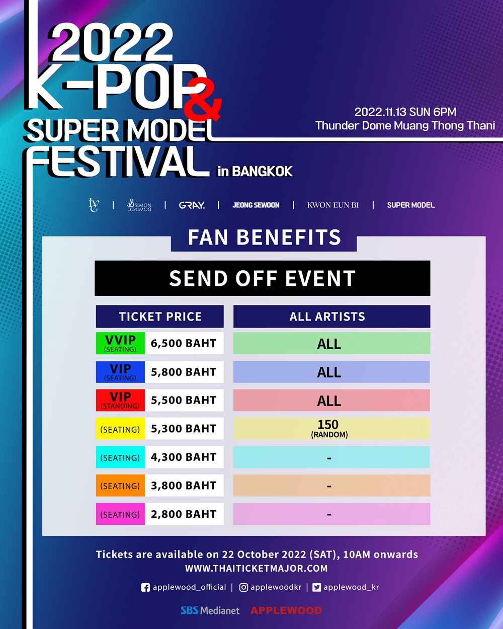 2022 K-POP & SUPER MODEL FESTIVAL IN BANGKOK