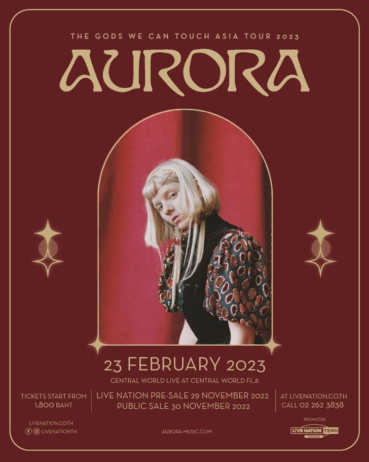 AURORA ‘The Gods We Can Touch Tour’ in Bangkok 2023