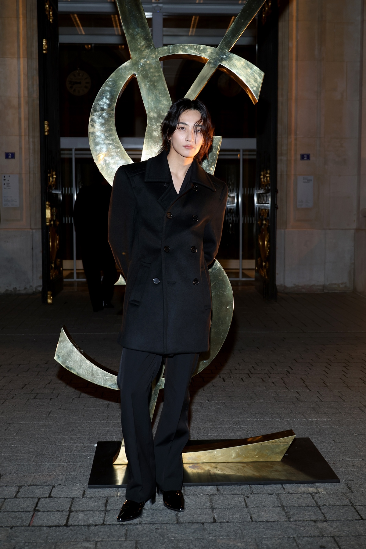 Jeong Han attends Saint Laurent Menswear Fall-Winter 2023-2024 at Paris Fashion Week 2023