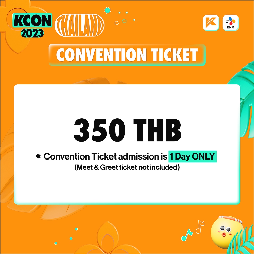 KCON 2023 THAILAND Convention Ticket