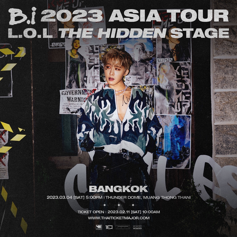 B.I 2023 ASIA TOUR [L.O.L THE HIDDEN STAGE] IN BANGKOK