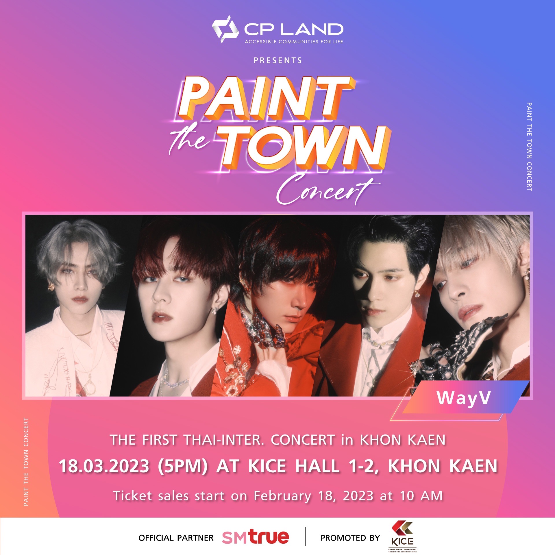 C.P. Land presents Paint the Town Concert