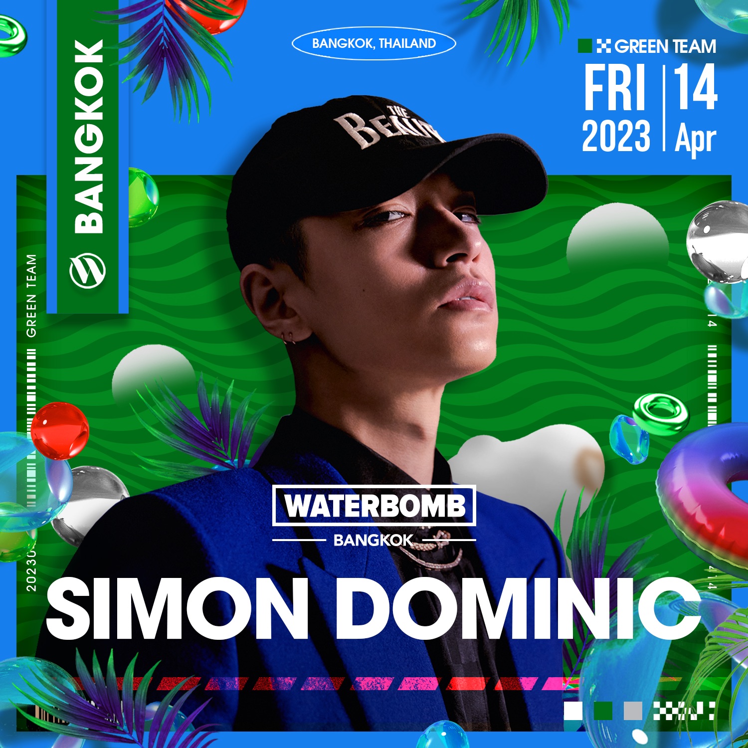 Simon Dominic at WATERBOMB Bangkok 2023 Presented by Heineken® Silver