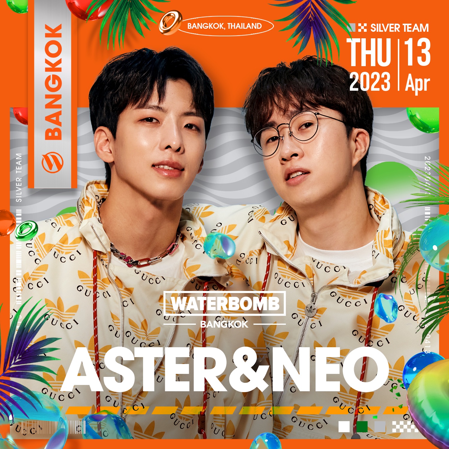 Aster & Neo at WATERBOMB Bangkok 2023 Presented by Heineken® Silver