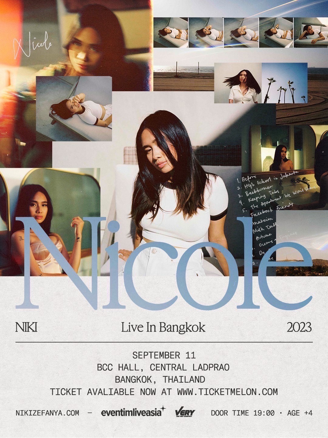 คอนเสิร์ต 2023 : NIKI LIVE IN BANGKOK 2023
