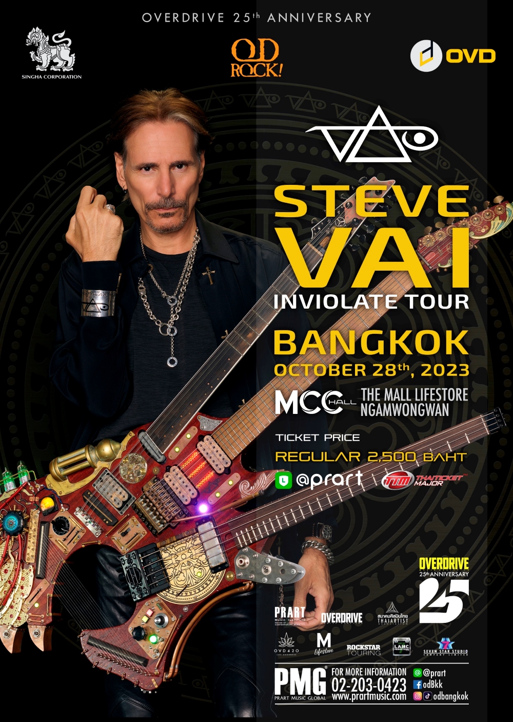 Steve Vai Inviolate Tour Bangkok 2023