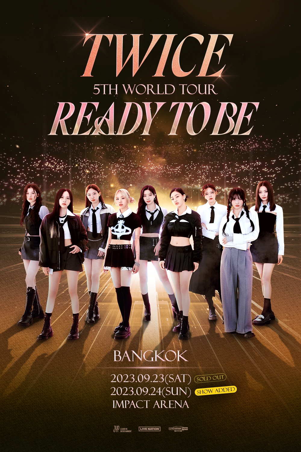 คอนเสิร์ต 2023 : TWICE 5TH WORLD TOUR ‘READY TO BE’ BANGKOK 2023
