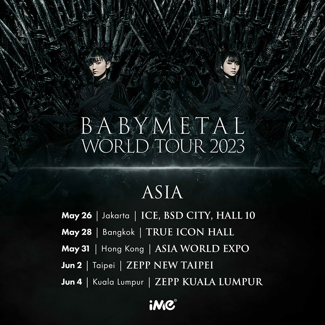 BABYMETAL WORLD TOUR 2023 in BANGKOK
