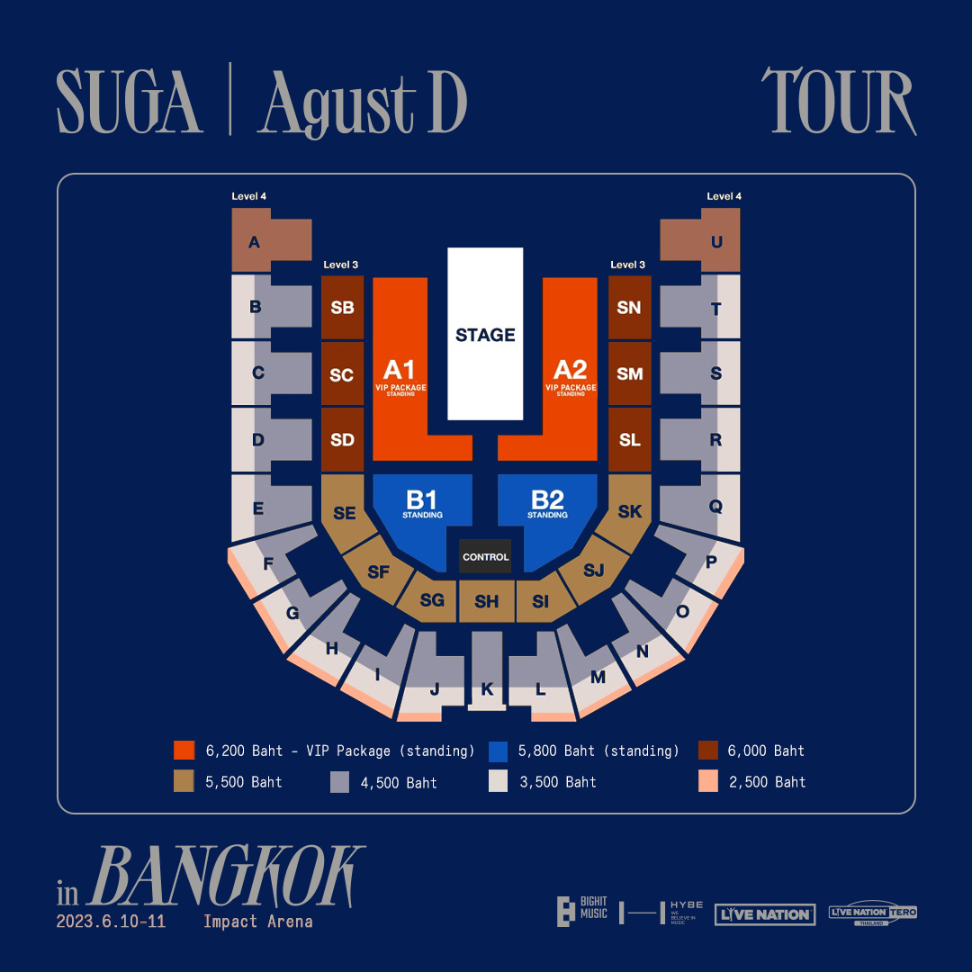 SUGA | AGUST D TOUR IN BANGKOK