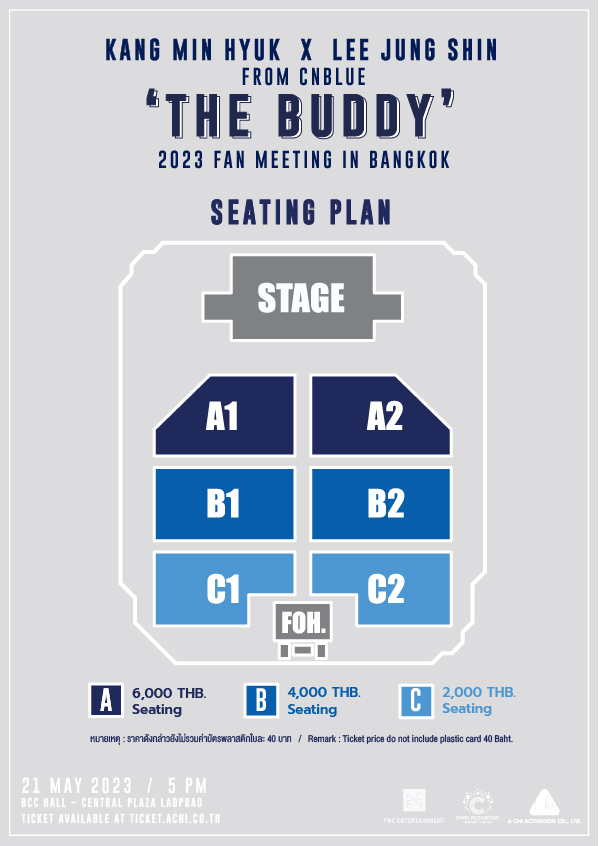 2023 KANG MIN HYUK x LEE JUNG SHIN FROM CNBLUE ‘THE BUDDY’ FAN MEETING IN BANGKOK