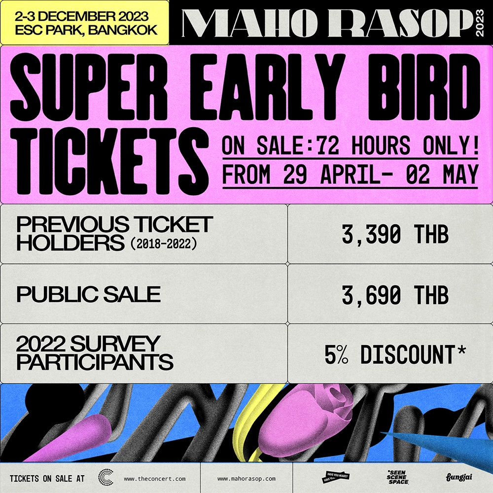 Maho Rasop Festival 2023 Benefits