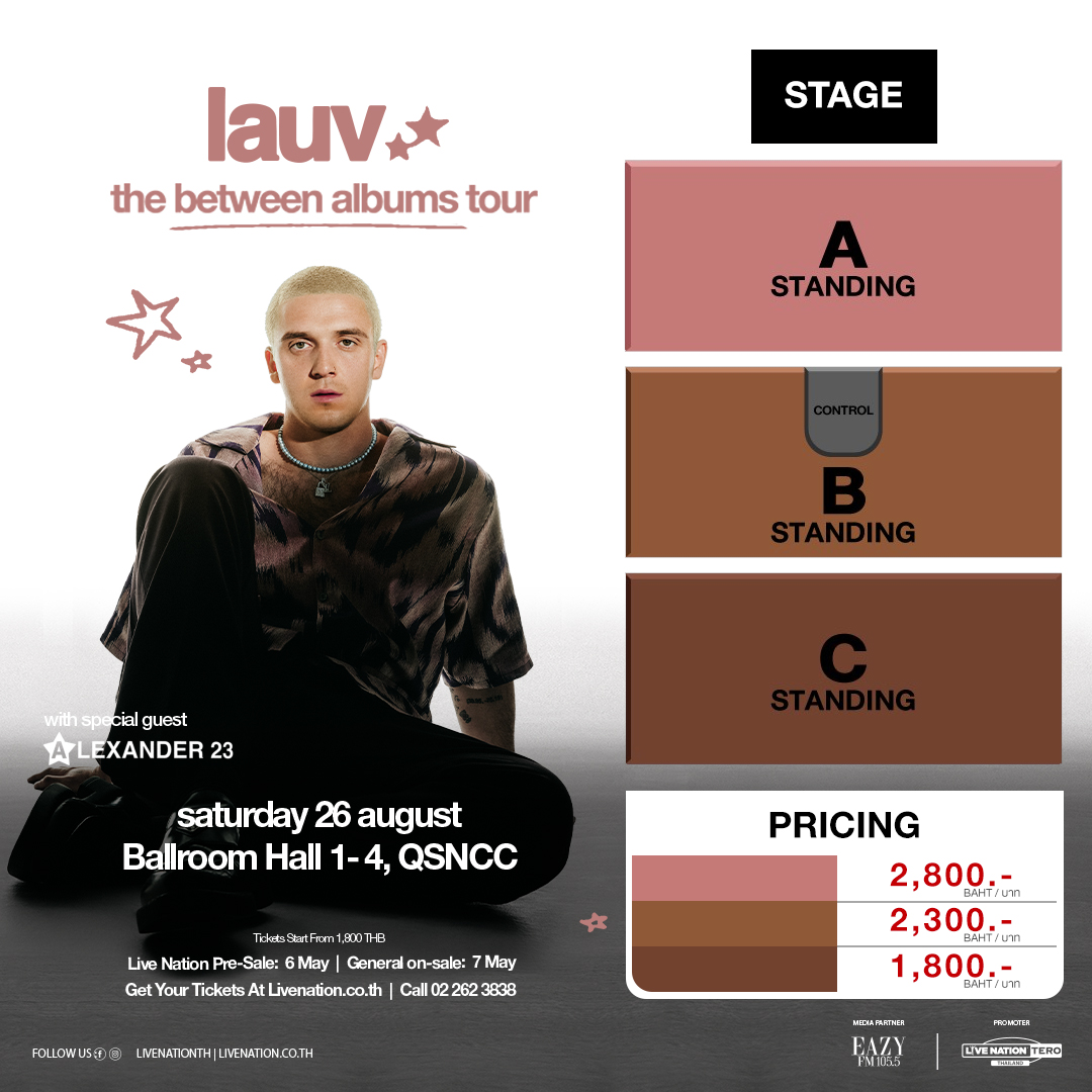 lauv the between albums tour bangkok