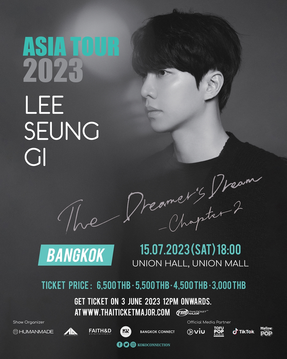 2023 LEE SEUNG GI ASIA TOUR: The Dreamer’s Dream – Chapter 2 in Bangkok
