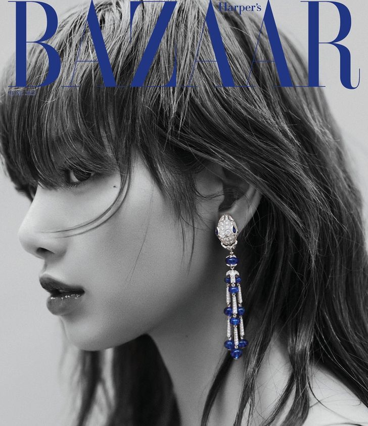 LISA BLACKPINK Harper's Bazaar Korea