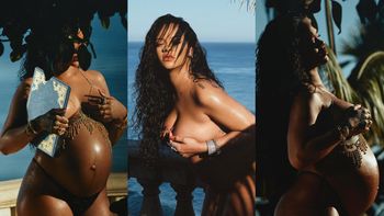 Rihanna ปล่อยภาพขณะตั้งครรภ์สุดสวยหลังเผยชื่อลูกชายคนแรก RZA