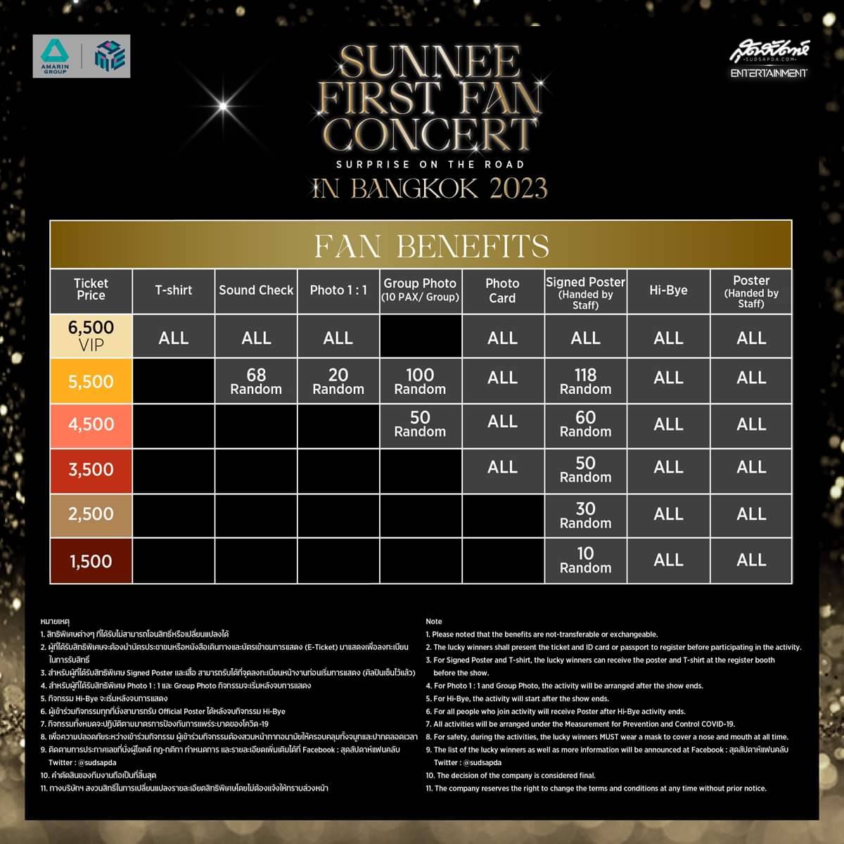 SUNNEE FIRST FAN CONCERT ‘SURPRISE ON THE ROAD’ IN BANGKOK 2023