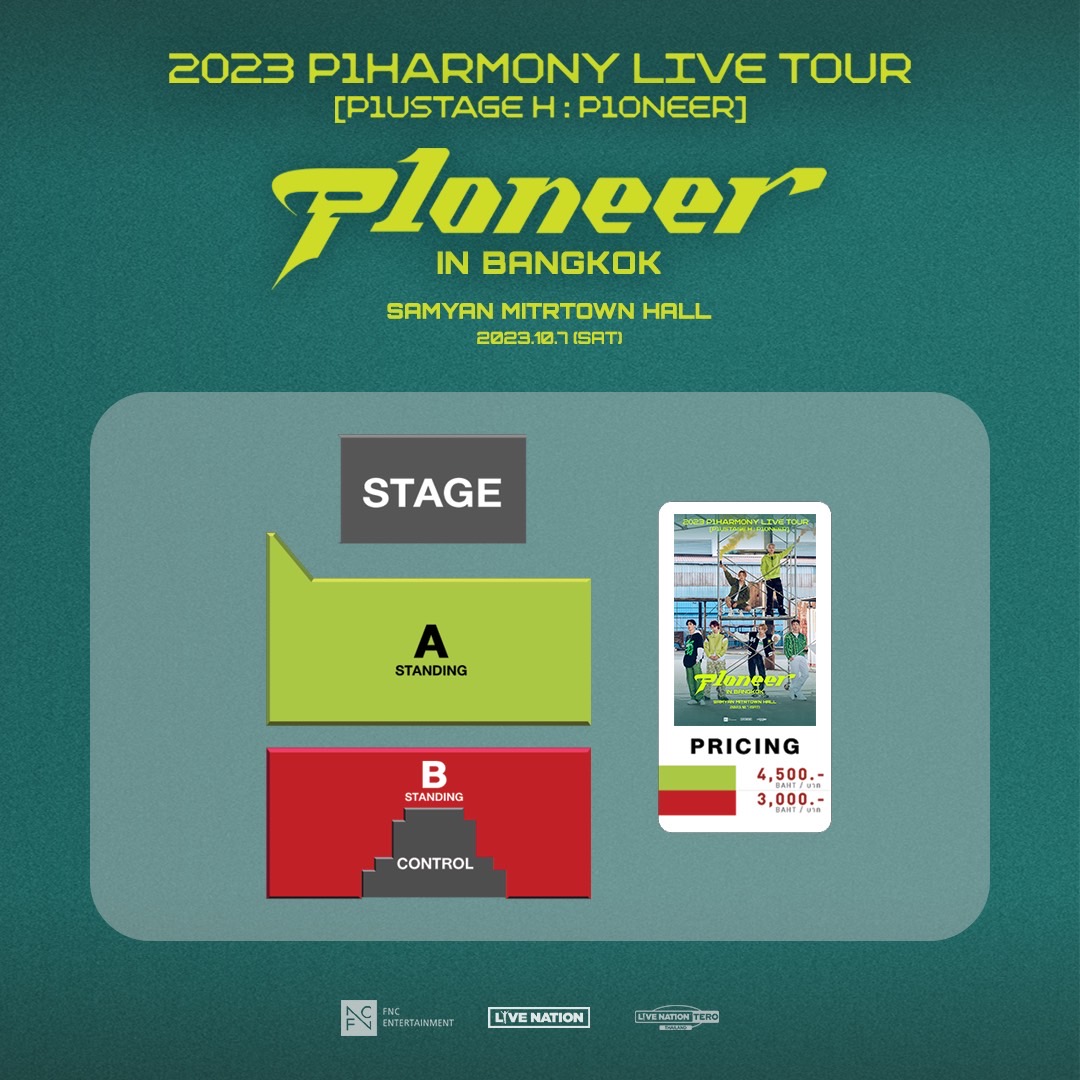 P1HARMONY LIVE TOUR [P1USTAGE H:P1ONEER] IN BANGKOK
