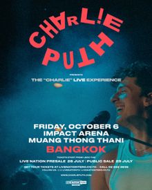 Charlie Puth Presents The “Charlie” Live Experience Bangkok