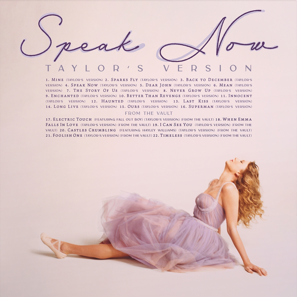 Taylor Swift ปล่อยอัลบั้ม Speak Now (Taylor’s Version) 