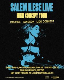 Salem Ilese High Concept Tour in Bangkok 2023
