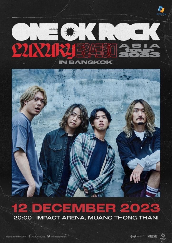 ONE OK ROCK Luxury Disease Asia Tour 2023 in Bangkok