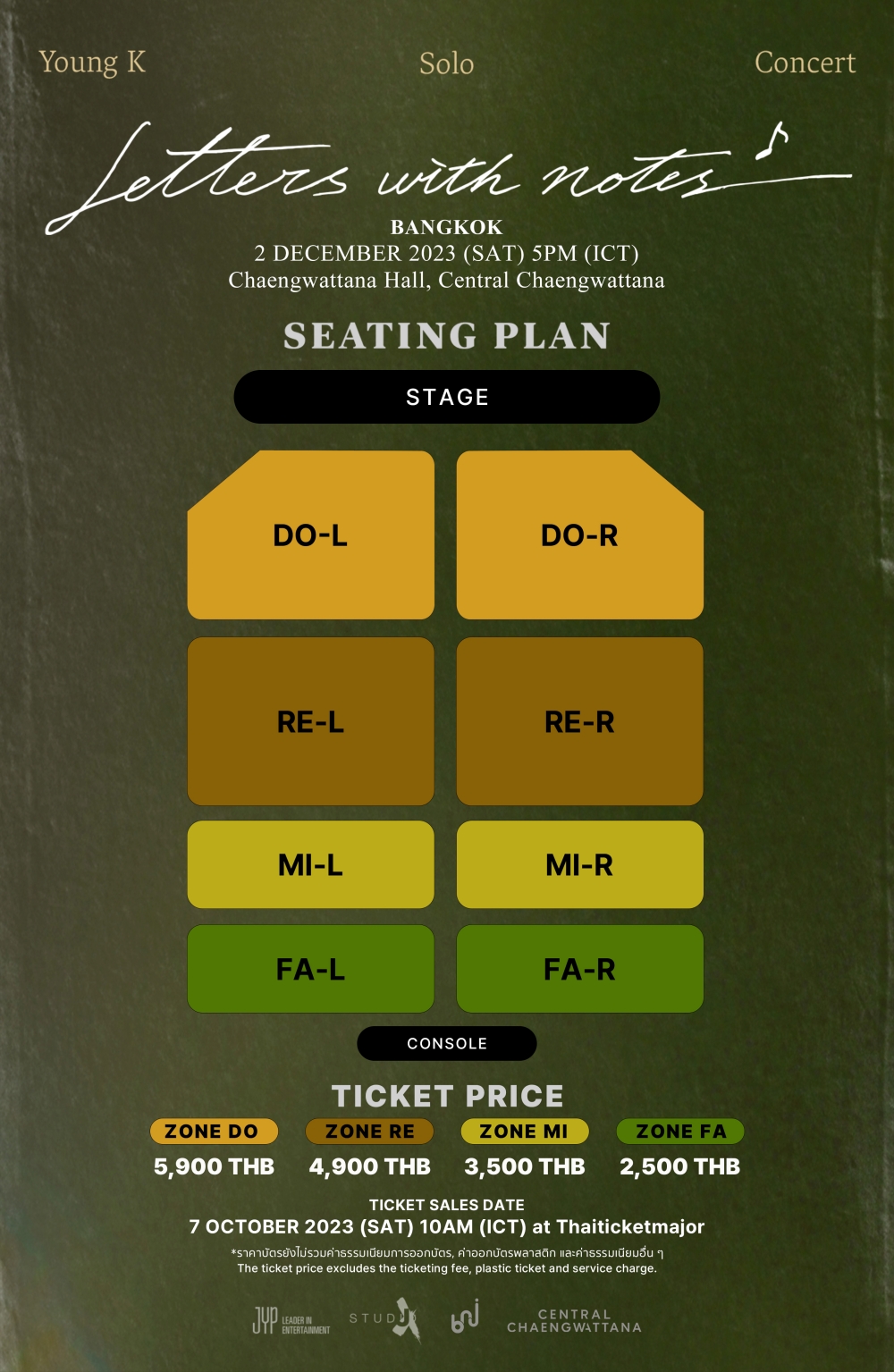 Young K Solo Concert <Letters with notes> in Bangkok