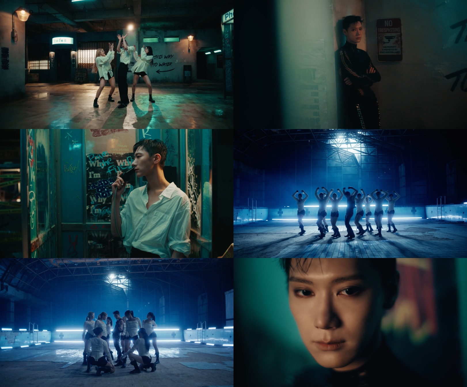 ภาพแคปเจอร์ Performance Film 10 TEN วง NCT กับมินิอัลบั้มแรก TEN