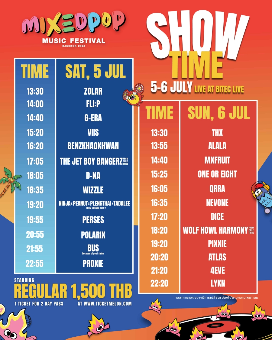 MIXEDPOP Music Festival Bangkok 2025