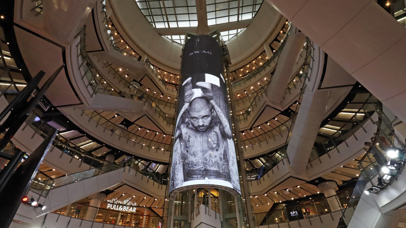 ๋Justin Bieber SWAG billboards at centralwOrld