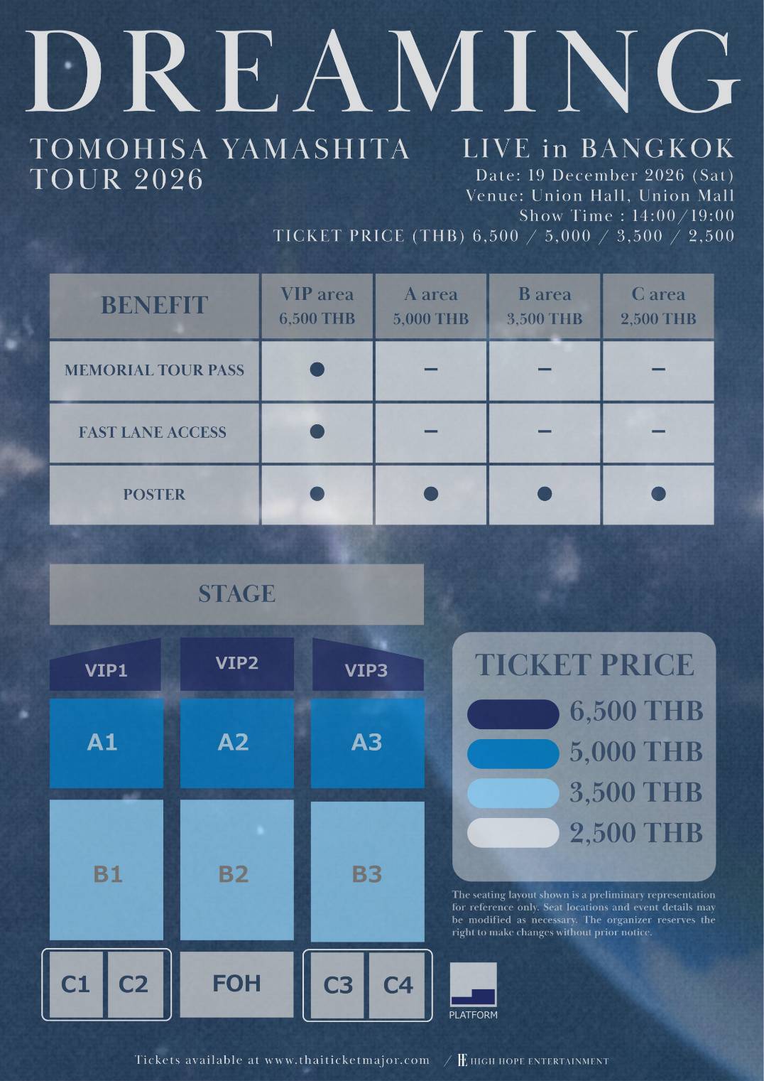 DREAMING TOMOHISA YAMASHITA TOUR 2026 LIVE in BANGKOK