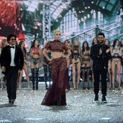 Lady Gaga, Bruno Mars, The Weeknd at Victoria's Secret Fashion Show 2016 in Paris