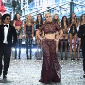 Lady Gaga, Bruno Mars, The Weeknd at Victoria's Secret Fashion Show 2016 in Paris