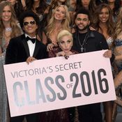 Lady Gaga, Bruno Mars, The Weeknd at Victoria's Secret Fashion Show 2016 in Paris