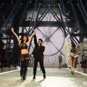 Lady Gaga, Bruno Mars, The Weeknd at Victoria's Secret Fashion Show 2016 in Paris