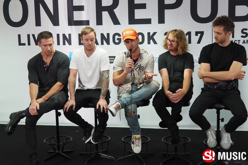 OneRepublic Live in Bangkok 2017 Press Conference
