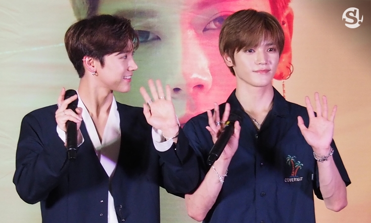 NCT U (TAEYONG x TEN) FAN MEETING in BANGKOK press conference