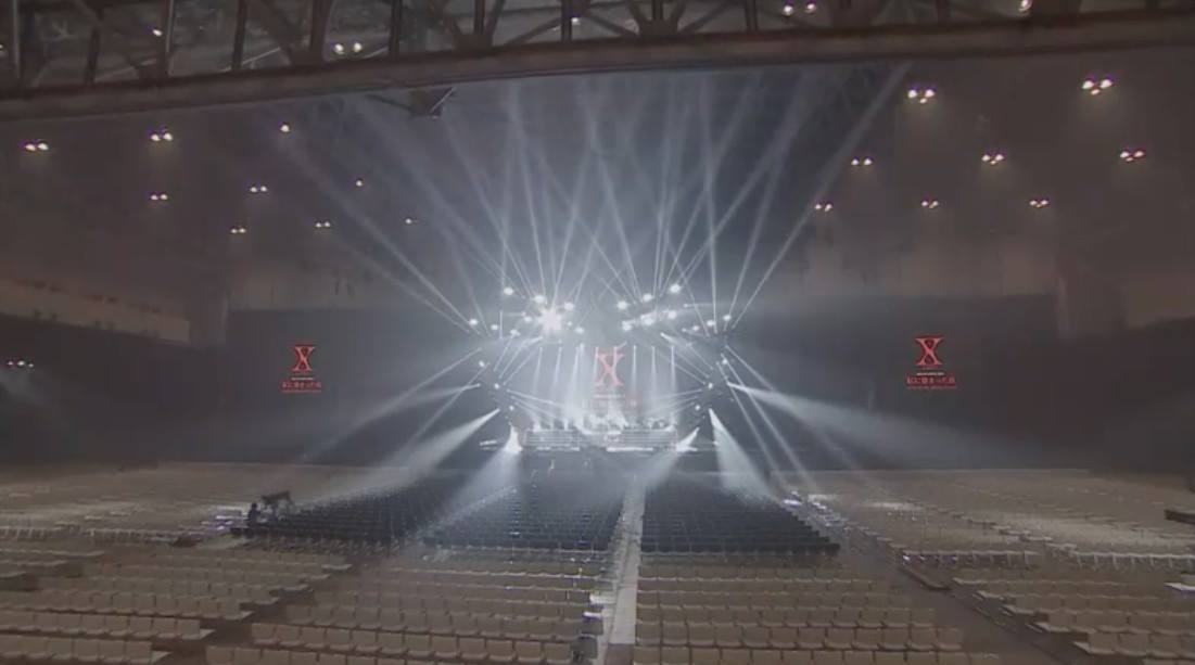 ไต้ฝุ่นทำพิษ X JAPAN โชว์สปิริตแสดงสดในฮอลล์ว่างเปล่าต่อหน้าผู้ชมทางบ้าน