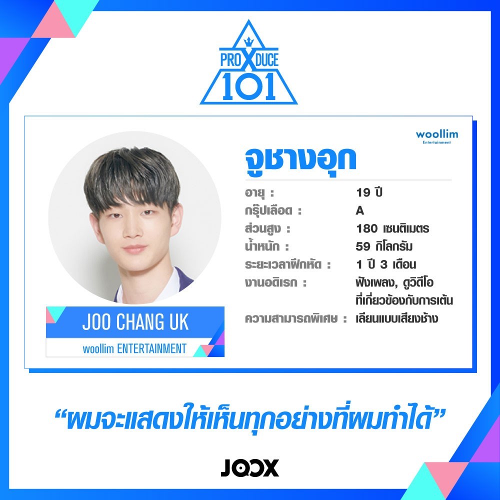Produce X 101: Trainee Profiles