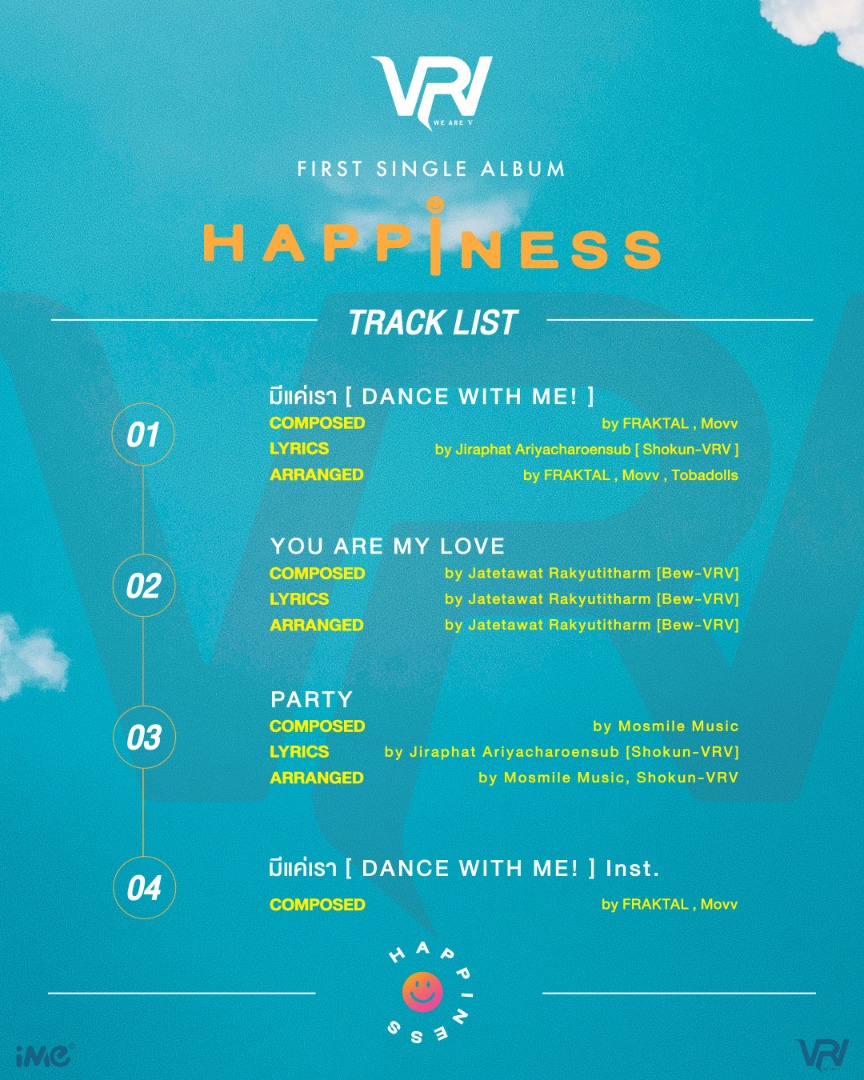 VRV 1st SINGLE ALBUM [HAPPINESS]